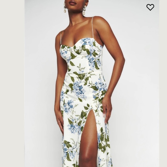 🌿|NWT| Reformation Juliette Dress in Riviera - Picture 5 of 15